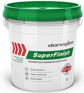 Шпаклевка Danogips SuperFinish 17 л /28 кг